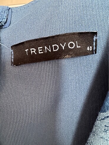 Trendyol & Milla Mavi çiçekli elbise