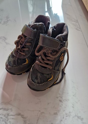 Kahverengi Desenli Erkek Çocuk Bot Yellow Kids - Görsel 2