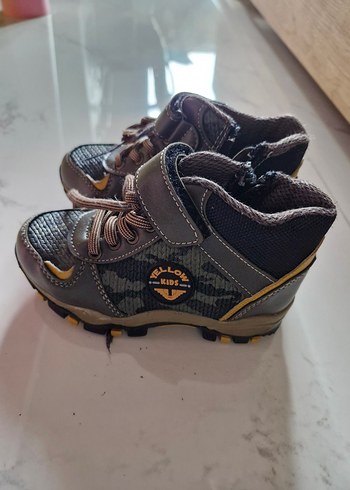 Kahverengi Desenli Erkek Çocuk Bot Yellow Kids - Görsel 3