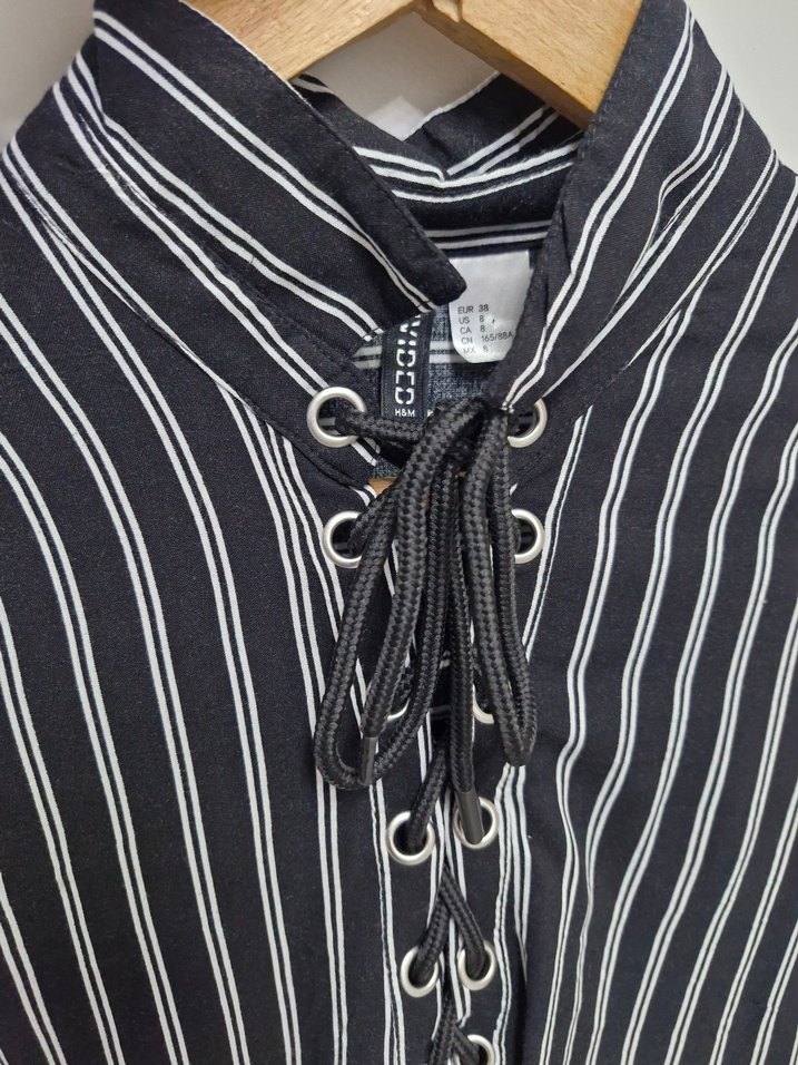 Divided Çizgili Kadın Gömlek - Görsel 4