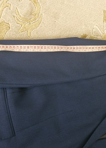 Erkek Koyu Mavi Düğmeli Ofis Takım Elbise Ceketi - Görsel 5