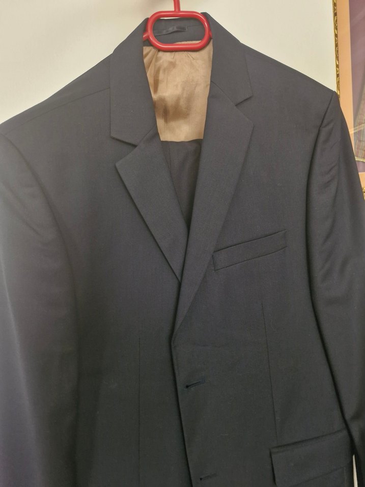 Erkek Klasik Gri Düğmeli Takım Elbise - Görsel 2