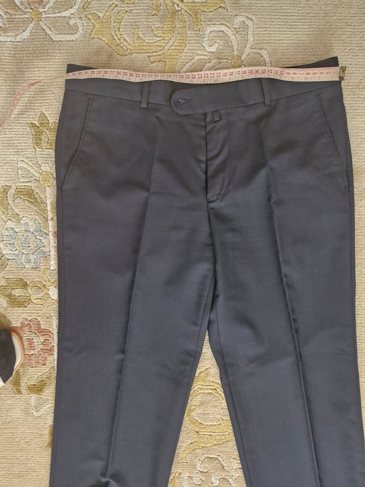 Erkek Klasik Gri Düğmeli Takım Elbise - Görsel 5