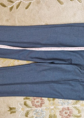 Erkek Gri Düğmeli Ofis Takım Elbise - Görsel 10