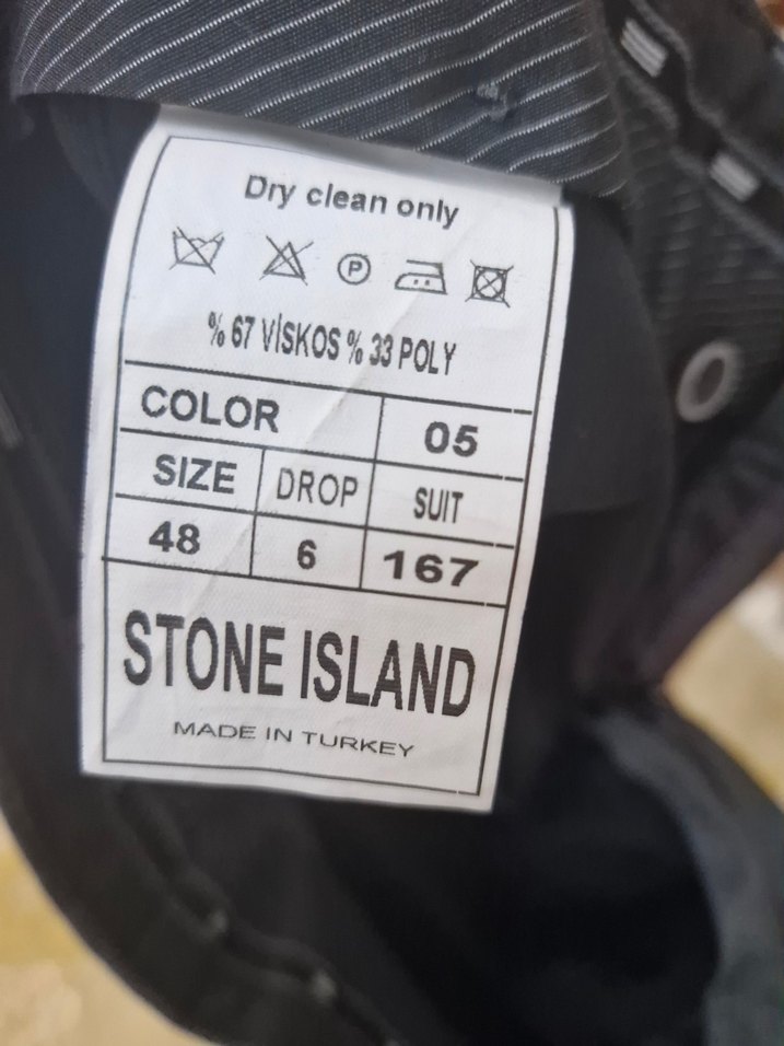 Erkek Gri Düğmeli Ofis Takım Elbise - Görsel 5