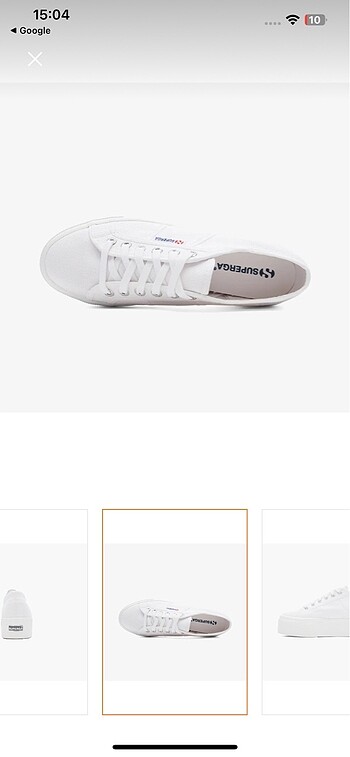 39 Beden beyaz Renk Superga ayakkabı
