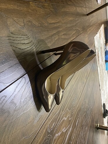 People fabrika stiletto bronz renk