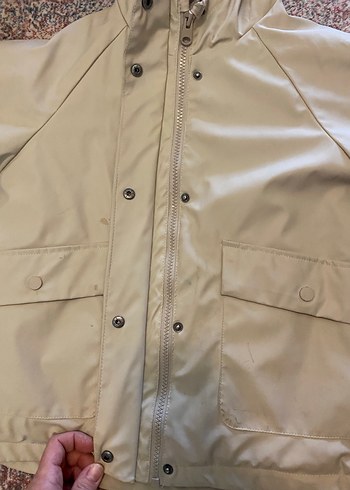 Zara kız çocuk  içi yumuşak polarlı Fermuarlı parka - Görsel 2