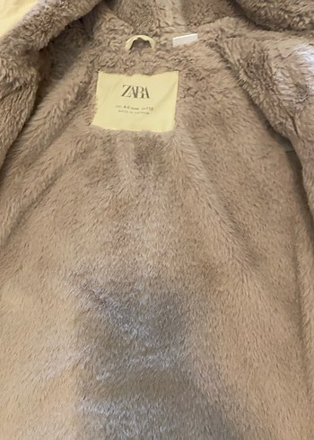 Zara kız çocuk  içi yumuşak polarlı Fermuarlı parka - Görsel 4