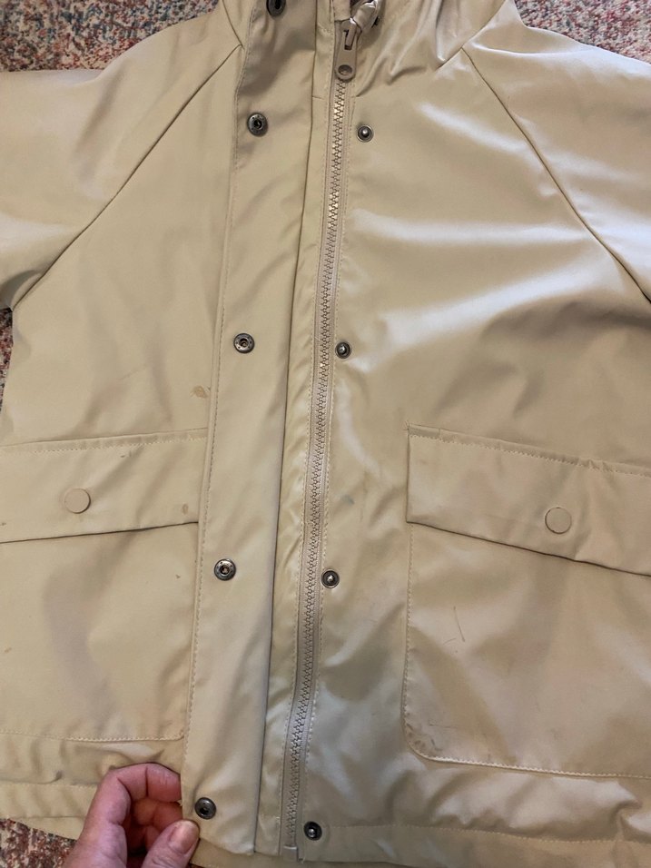 Zara kız çocuk  içi yumuşak polarlı Fermuarlı parka - Görsel 2