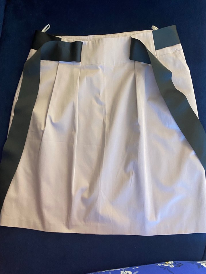 Kemer Detaylı açık lila  Midi Kadın Etek - Görsel 3