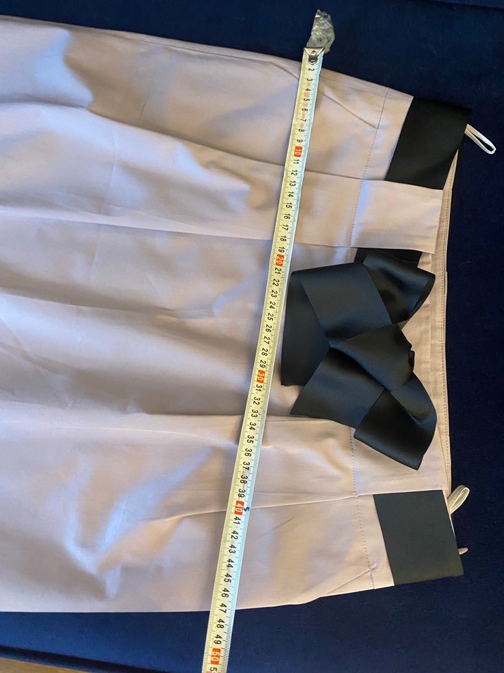 Kemer Detaylı açık lila  Midi Kadın Etek - Görsel 5