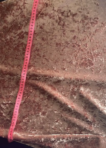 Pudra  Kadın Uzun parlak kadife  Etek Mert Aslan Night Zoom - Görsel 4