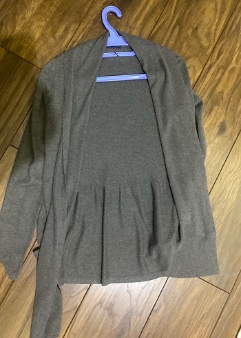 Gri Midi Kadın Hırka - Görsel 4