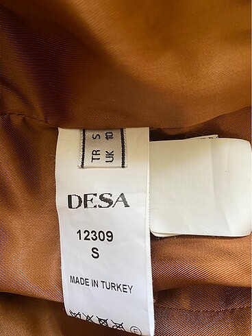 s Beden çeşitli Renk DESA ceket