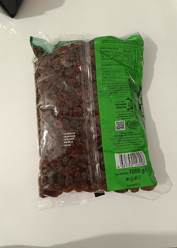 Tarım Kredi Çekirdeksiz Kuru Üzüm 1000g - Görsel 2