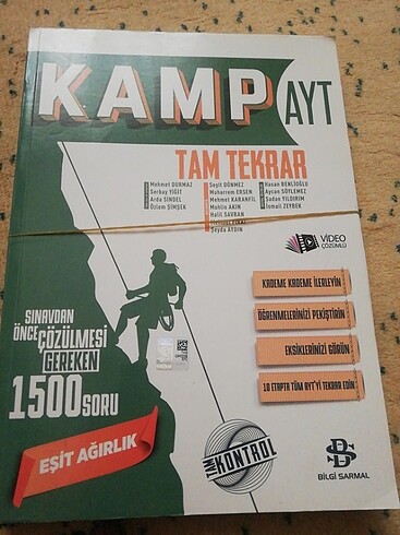 Bilgi sarmal kamp tekrar kitabı 
