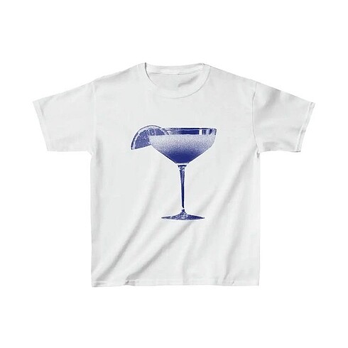 Martini baskılı tshirt