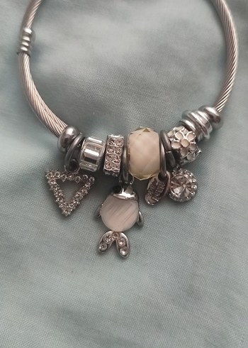 Accessorize Bohem Gri Boncuklu Kadın Bileklik