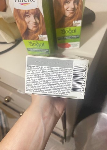 4 kutu Palette  Saç Boyası 9-7 Açık Bakır - Görsel 3