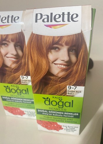 4 kutu Palette  Saç Boyası 9-7 Açık Bakır - Görsel 2