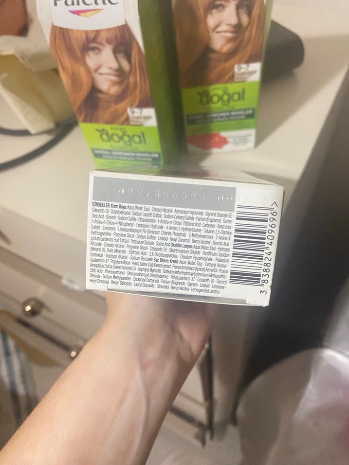 4 kutu Palette  Saç Boyası 9-7 Açık Bakır - Görsel 3