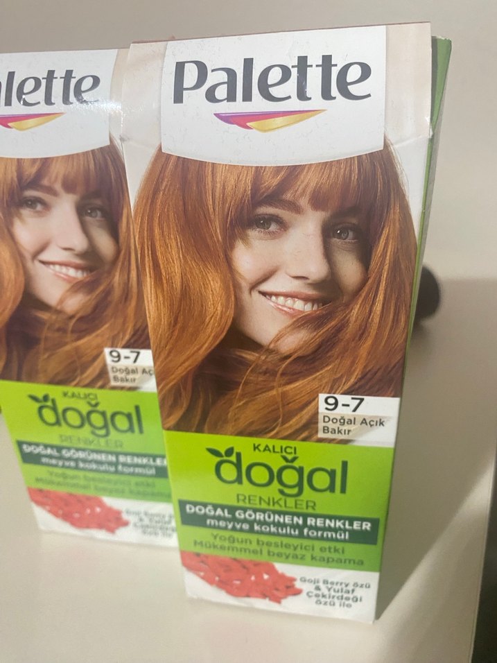 4 kutu Palette  Saç Boyası 9-7 Açık Bakır - Görsel 2