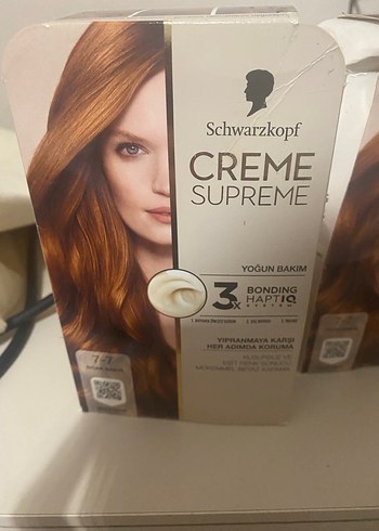 2kutu Schwarzkopf Creme Supreme Saç Boyası 7.7 - Görsel 3