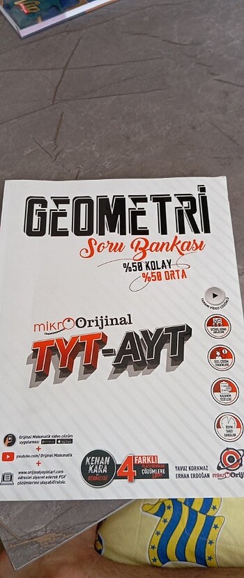 MİKROORJİNAL YAYINLARI TYT-AYT GEOMETRİ SORU BANKASI 