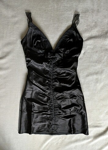 Gotik Vintage Pinterest y2k Saten Elbise