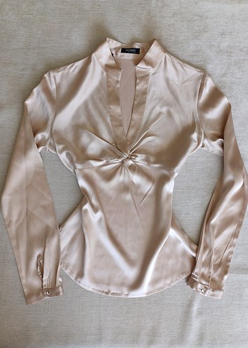 Lolita Coquette y2k Pinterest İpek Saten Bluz