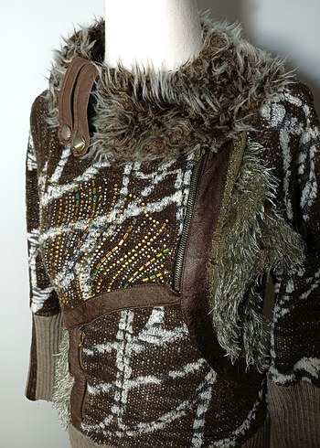 Vintage Retro Pinterest Bohem Kazak - Görsel 2