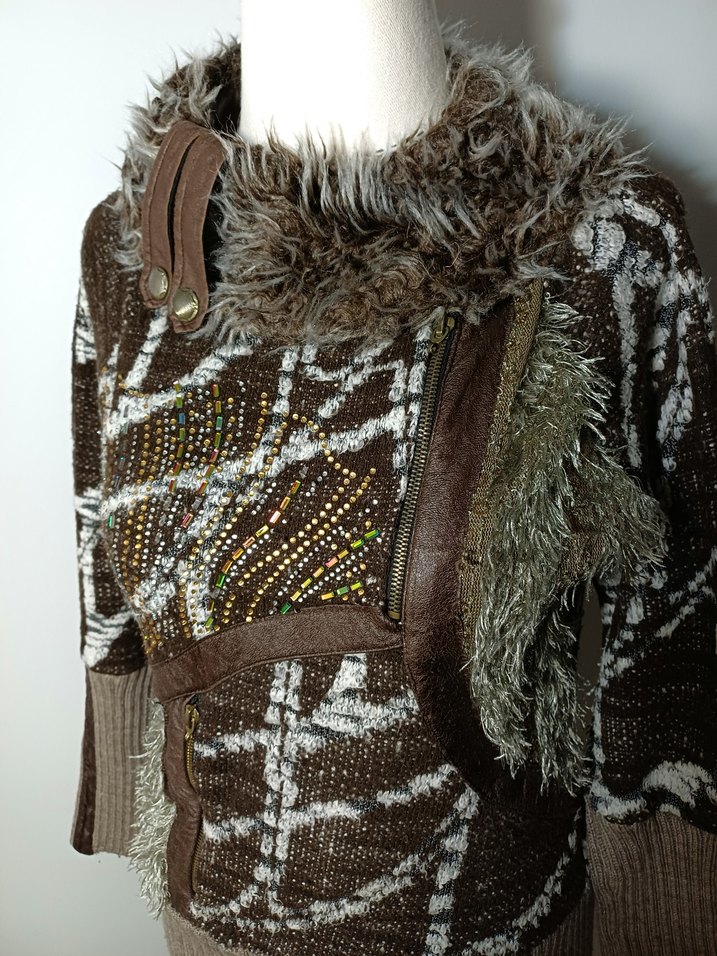 Vintage Retro Pinterest Bohem Kazak - Görsel 2