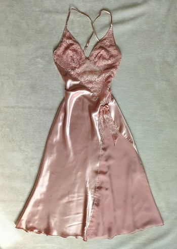 Lolita Coquette y2k Pinterest Saten Gecelik