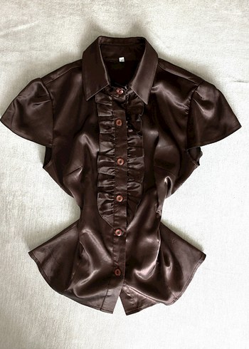 Vintage Retro Pinterest Business Saten Gömlek
