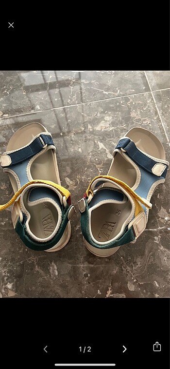 Zara çocuk sandalet