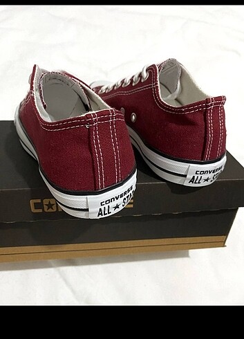38 Beden Converse bordo bayan spor ayakkabı 