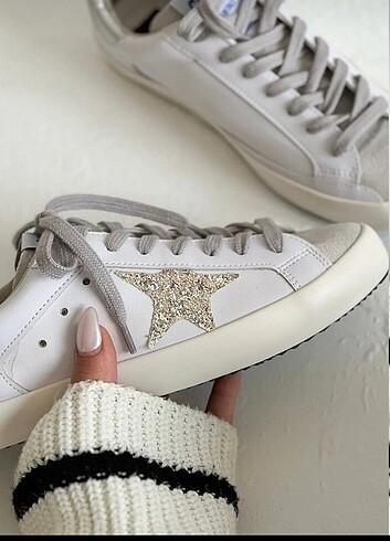 37 Beden beyaz Renk Golden goose deluxe bayan spor ayakkabı 