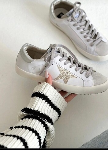 Golden goose deluxe bayan spor ayakkabı