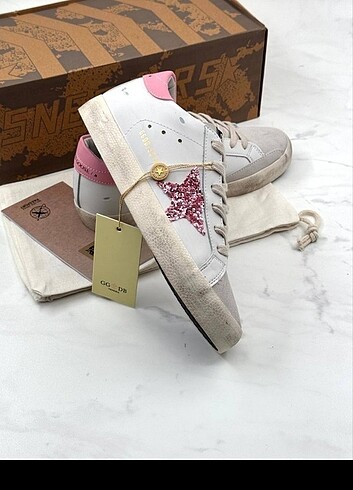 39 Beden pembe Renk Golden goose deluxe bayan spor ayakkabı