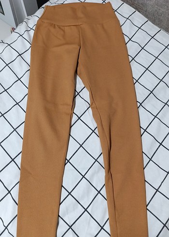 Kahverengi Midi Kadın Tayt - Görsel 2