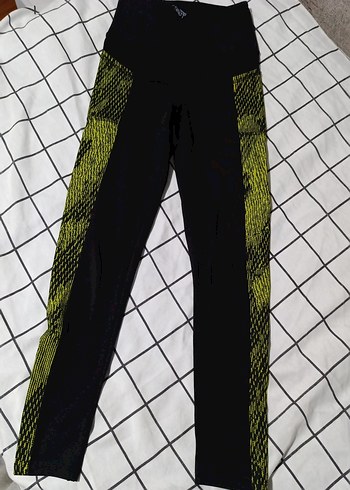 Siyah Yılan Desenli Midi Tayt - Görsel 3