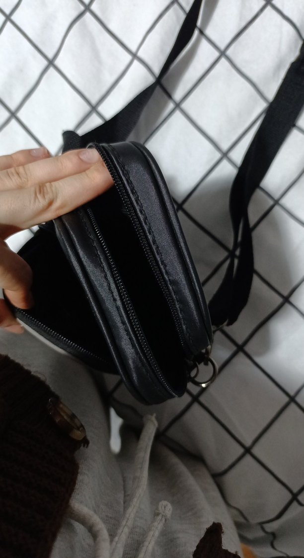 Gri Erkek Bel ve Omuz Çantası - Görsel 3