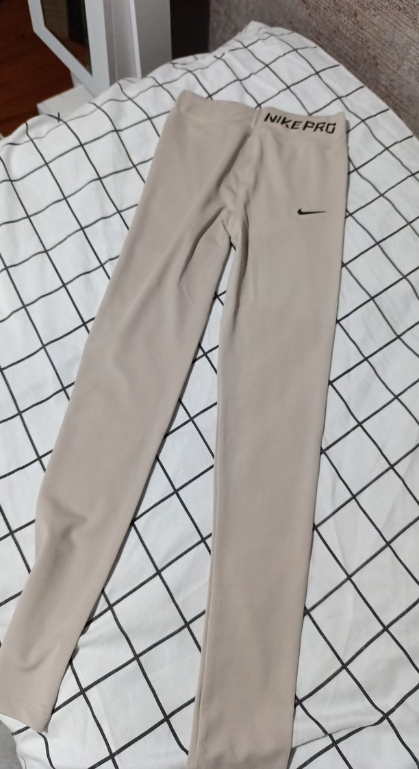 Nike Pro Bej Kadın Spor Tayt - Görsel 3