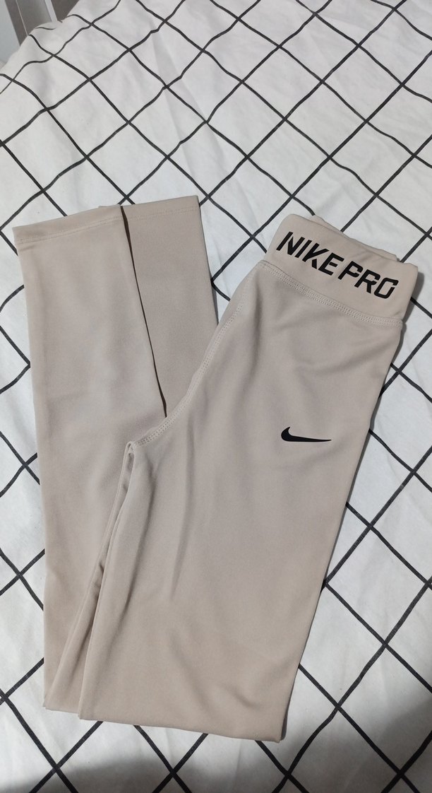 Nike Pro Bej Kadın Spor Tayt - Görsel 2