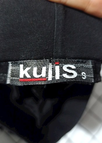 Dantel Şeritli Siyah Kadın Tayt - Görsel 3