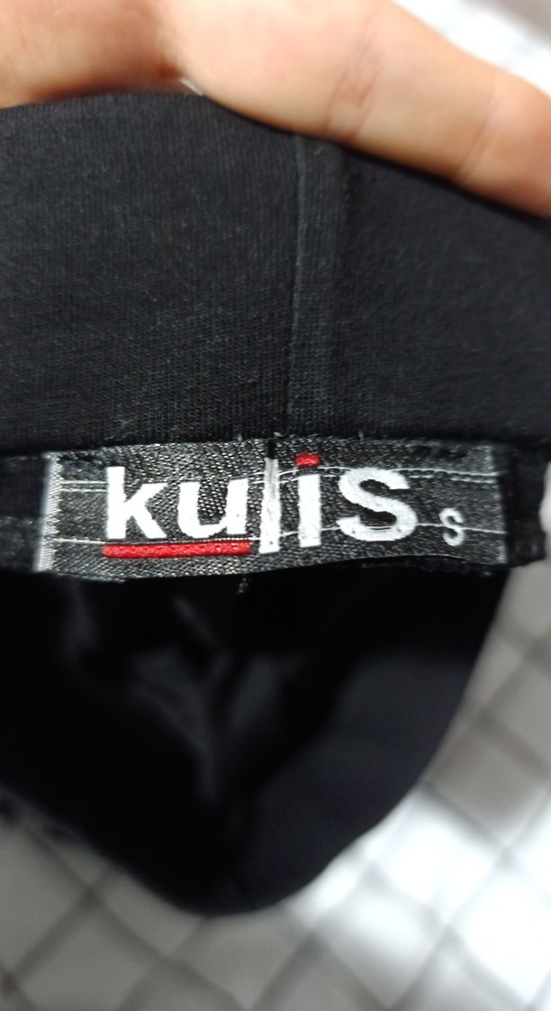 Dantel Şeritli Siyah Kadın Tayt - Görsel 3