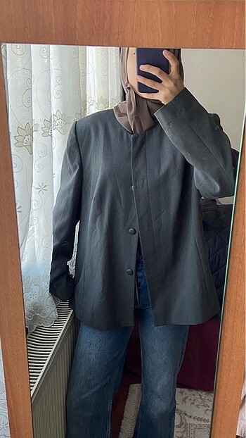 Vintage gri blazer