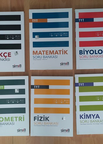 TYT Simya Yayınları Soru Bankaları Matematik Geometri Fizik vs.. - Görsel 2