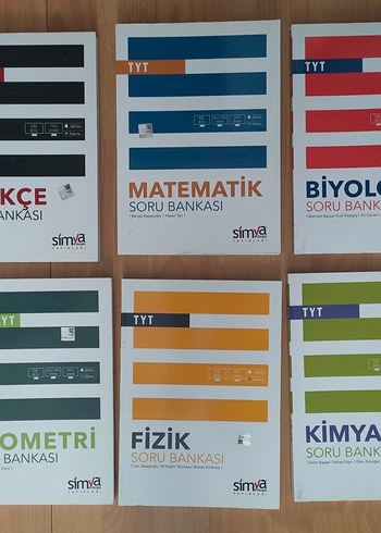 TYT Simya Yayınları Soru Bankaları Matematik Geometri Fizik vs.. - Görsel 3
